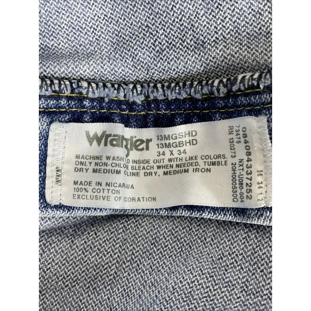 Wranger George Strait Jeans Mens Size‎ 34x31 Cowboy Cut Original Fit Rodeo